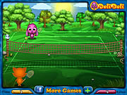 Флеш игра онлайн Тото и Сиси Играть в теннис
